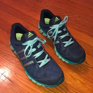Navy blue Adidas sneakers